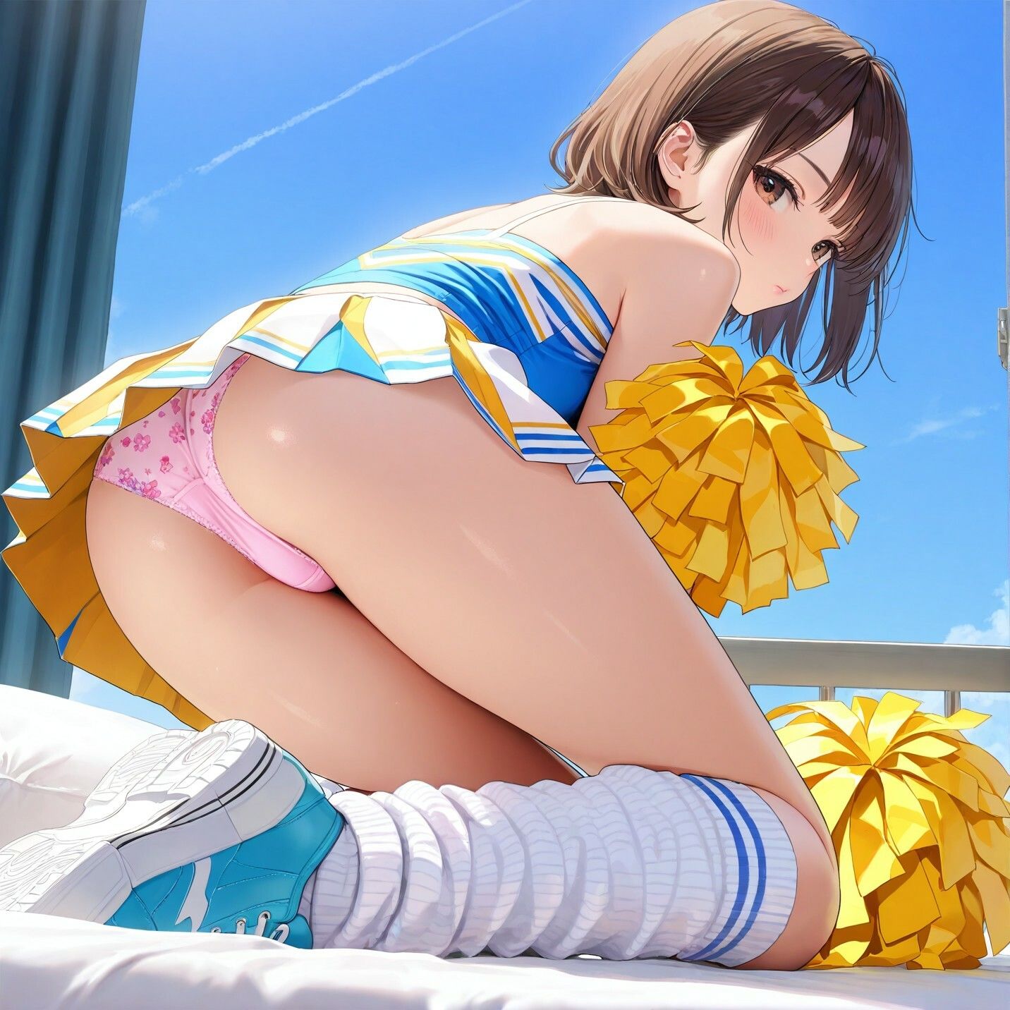 生パンチアガールの四つん這いパンチラ  Vol.2 サンプル画像7