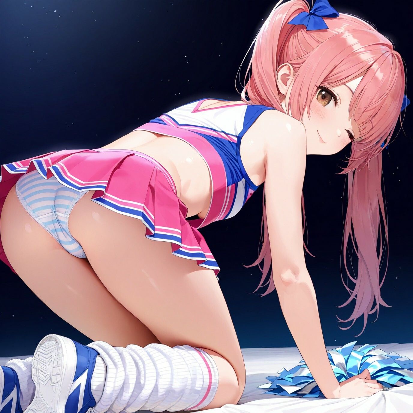 生パンチアガールの四つん這いパンチラ  Vol.2 サンプル画像9