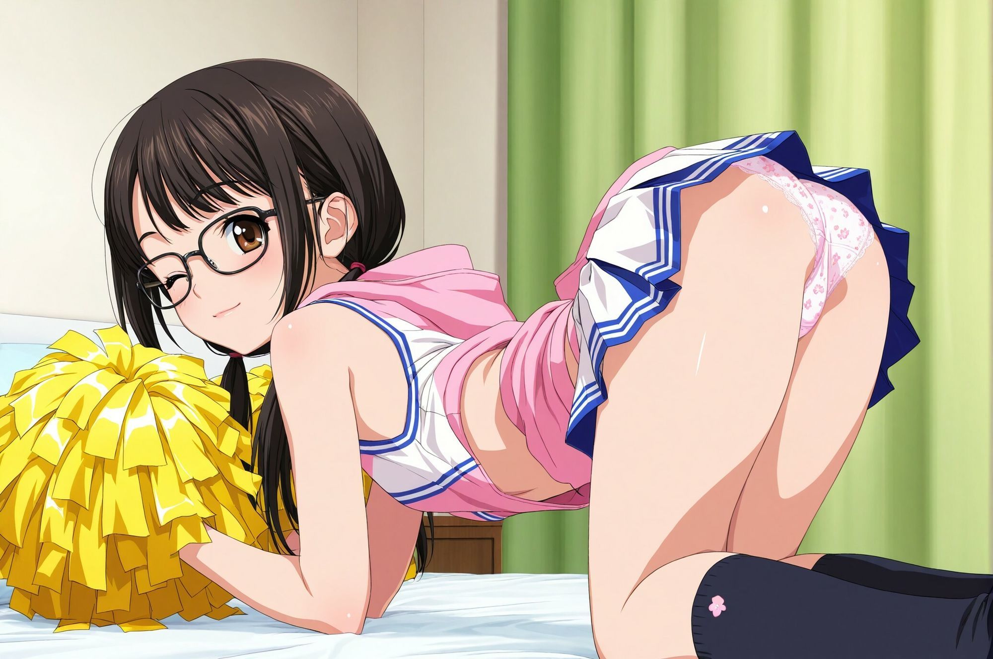 生パンチアガールの四つん這いパンチラ  Vol.3 サンプル画像4