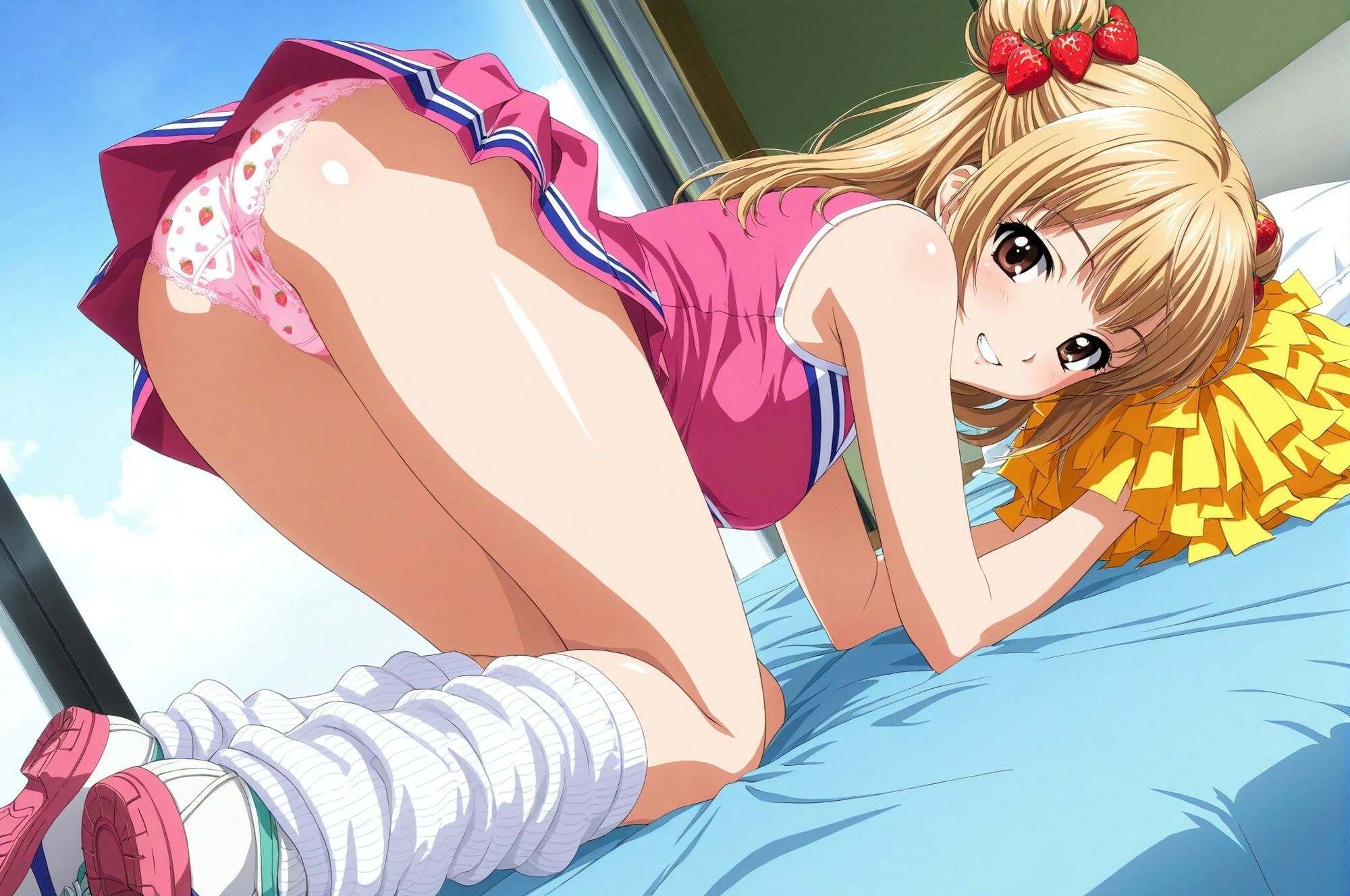 生パンチアガールの四つん這いパンチラ  Vol.3 サンプル画像7