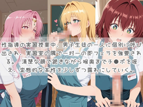 生徒たちの搾精パトロール係 〜先生を見つけたら即抜きサービス〜 T〇LOVEる サンプル画像1