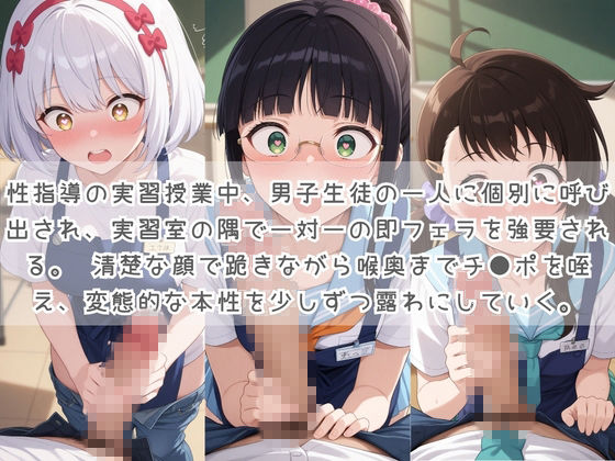 生徒たちの搾精パトロール係 〜先生を見つけたら即抜きサービス〜 ニ〇コイ シリーズ2 サンプル画像1