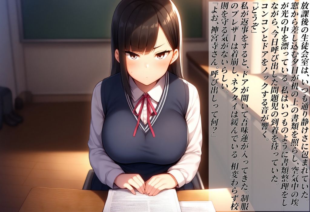 生徒会の副委員長が催●NTRで靴フェチとオナニー中毒にされるまで サンプル画像2