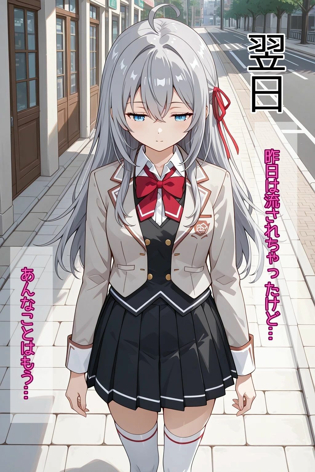 生徒会長になるためにコミュ力をつけようとしたら沼にはまった銀髪美少女 サンプル画像8