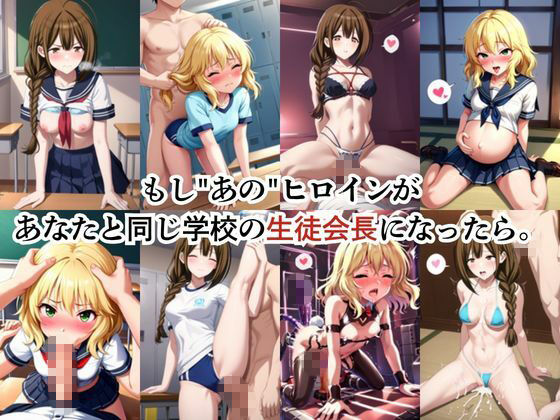 生徒会長も種付けプレスには逆らえません！【桑○千雪＆櫻○桃華編】 サンプル画像1
