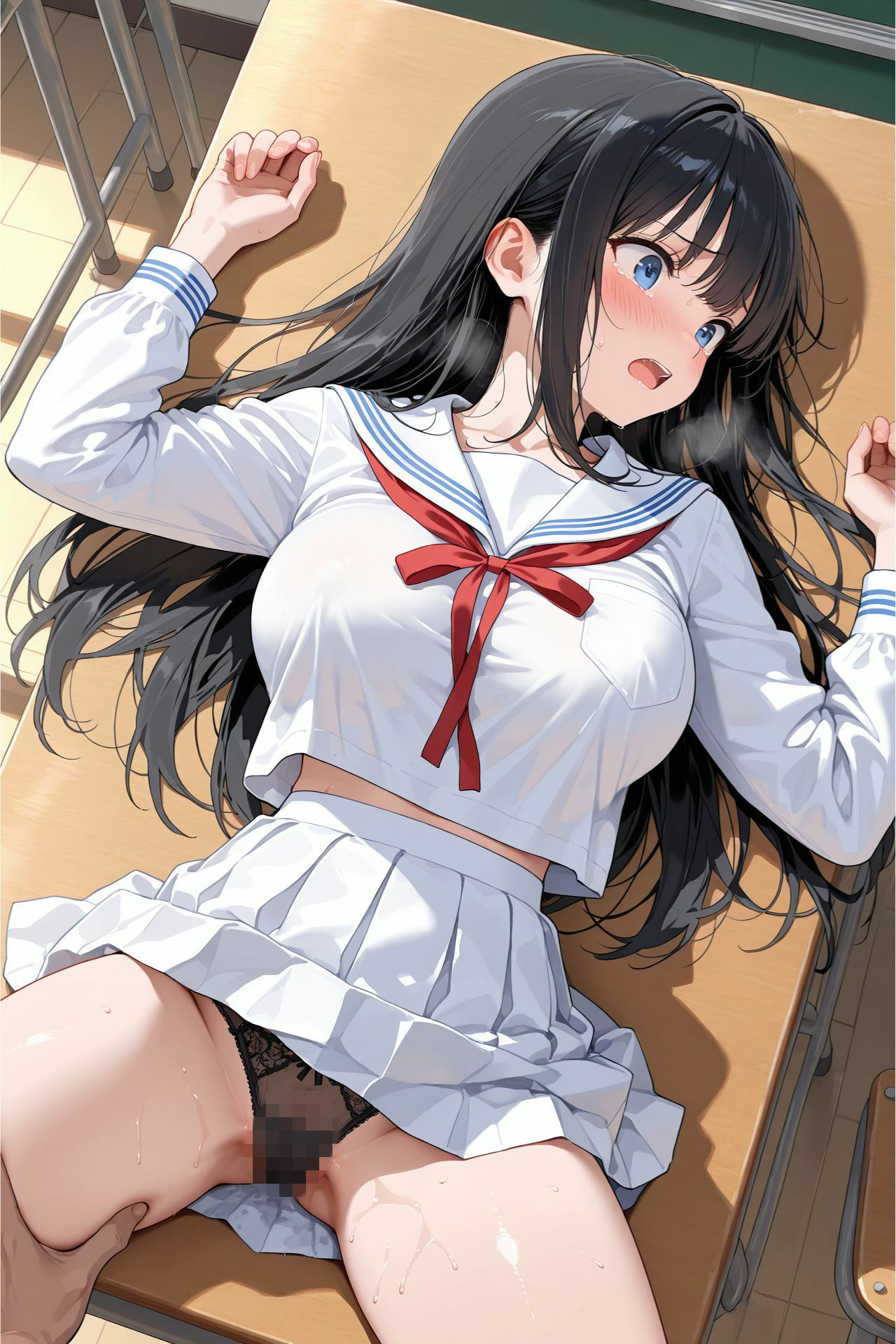 生意気な黒髪清楚JKの遠隔ローター屈服シリーズ サンプル画像2