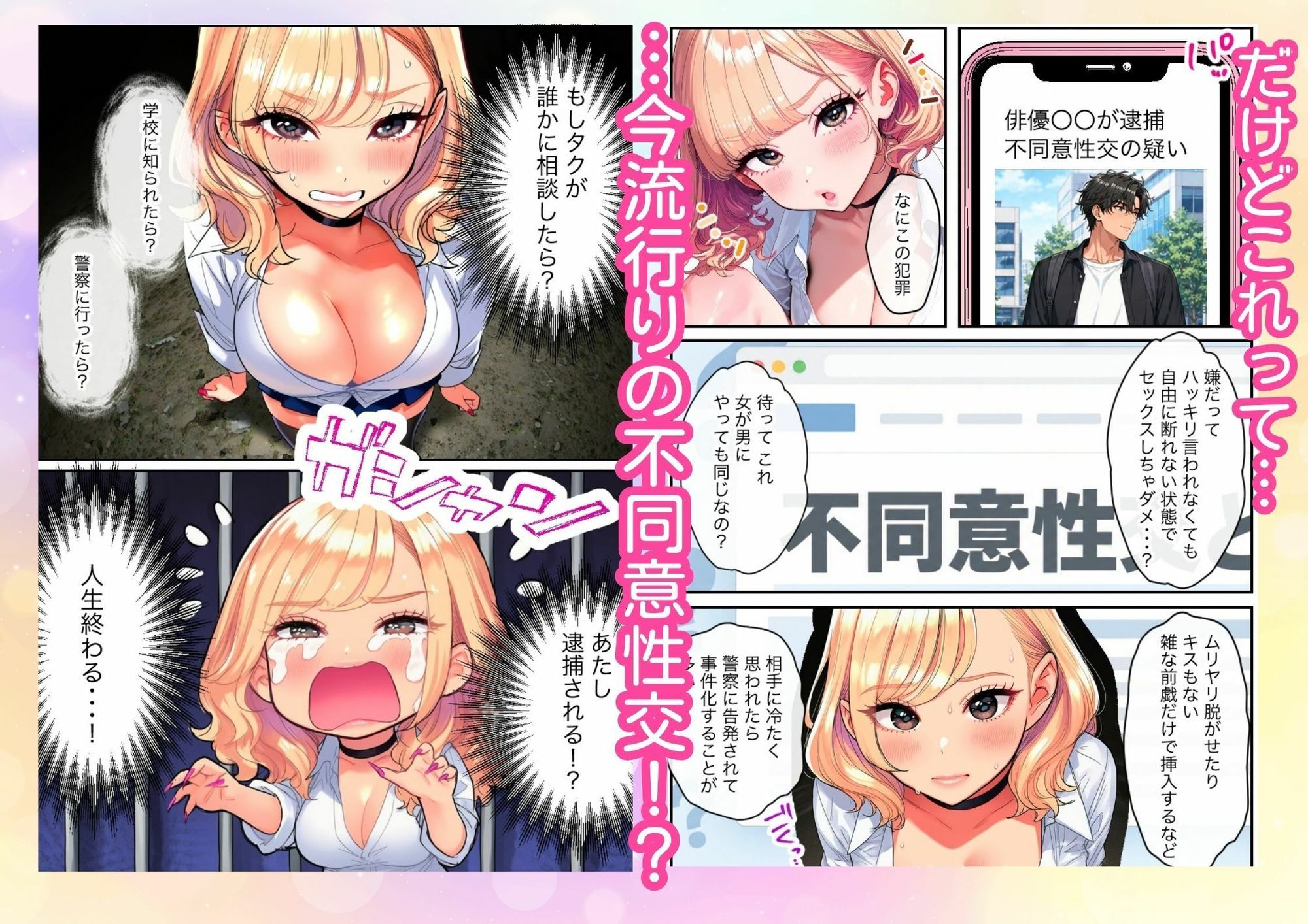 生意気ギャルが不同意性交しちゃってオタクに優しくなっていく サンプル画像3