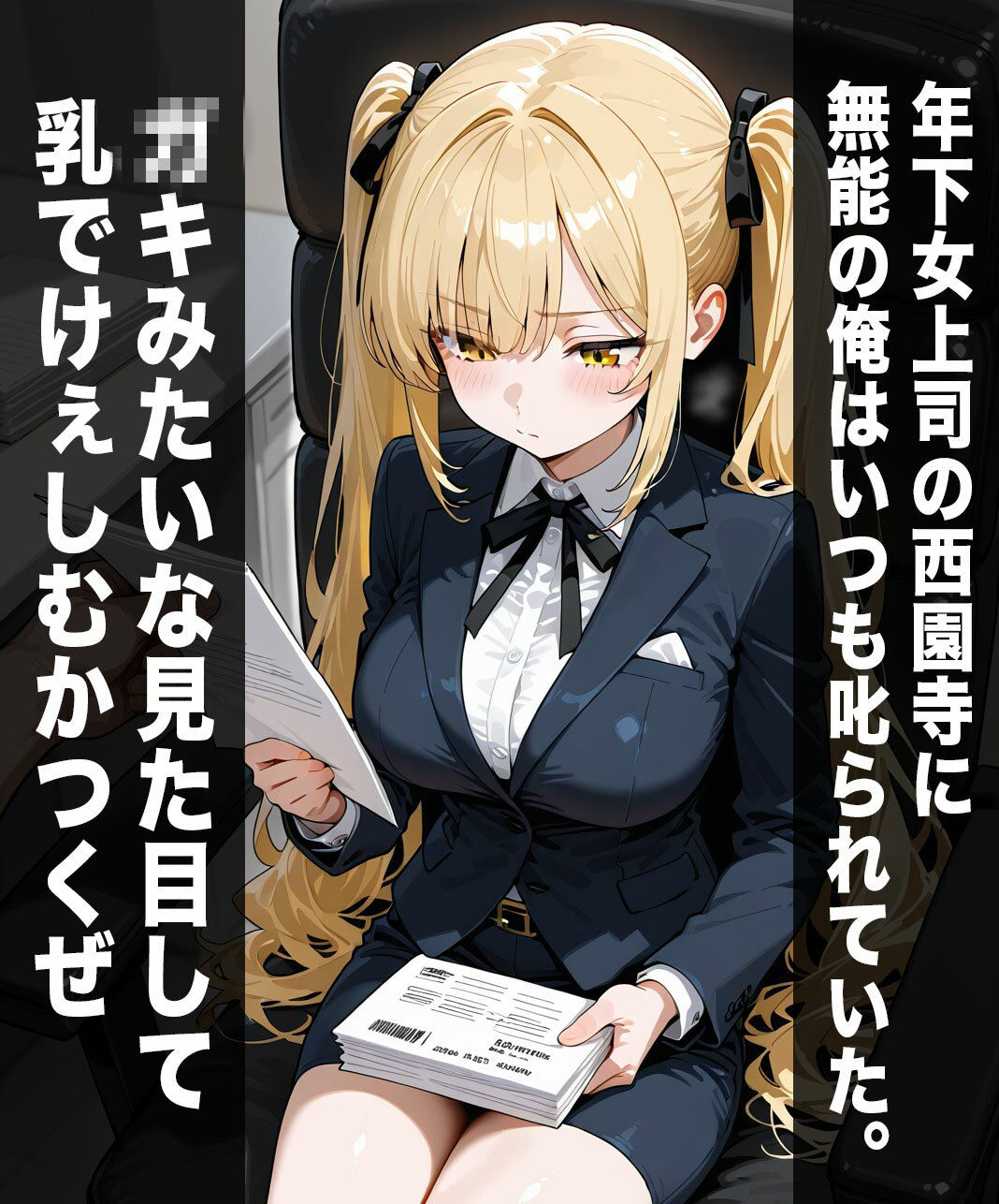 生意気女上司に性指導された話。 サンプル画像1