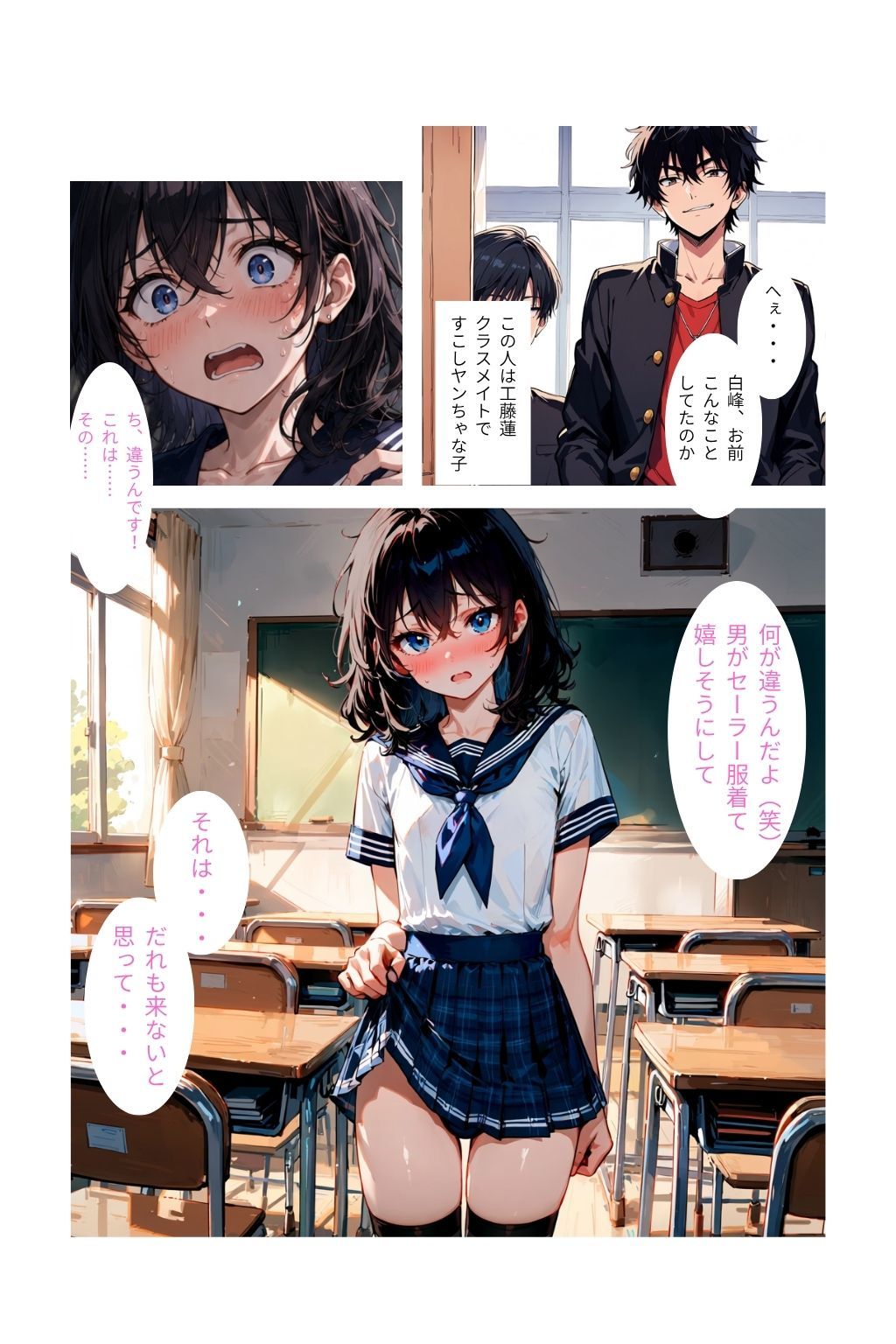 男の娘は今日も犯●れる サンプル画像3
