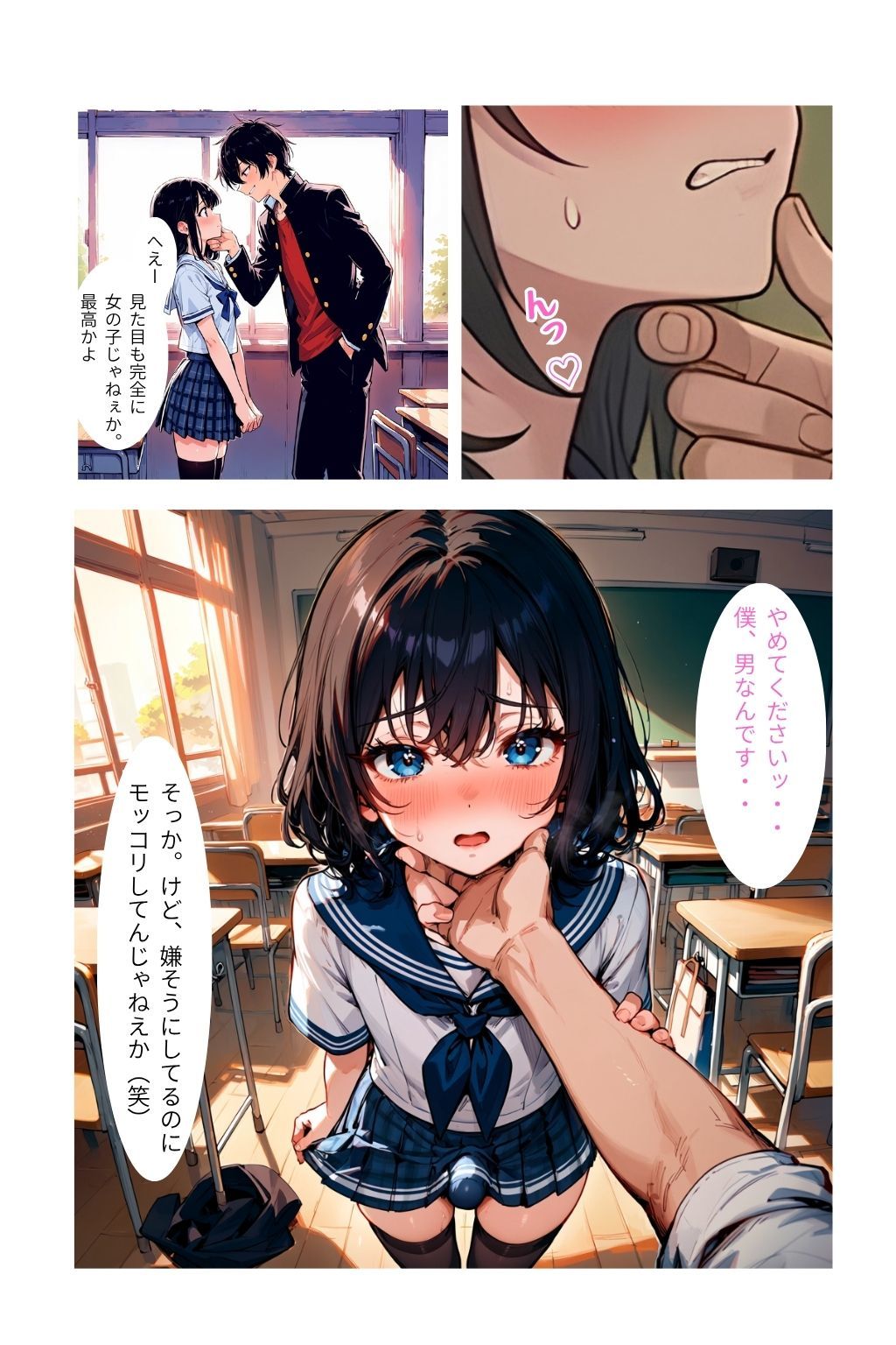 男の娘は今日も犯●れる サンプル画像4