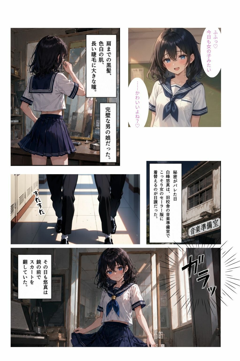 男の娘は今日も犯●れる〜アナル中出し精液まみれの日々〜 サンプル画像2