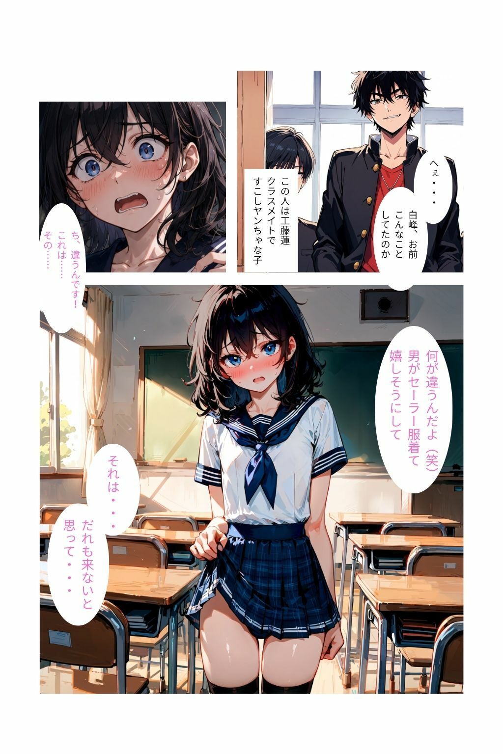 男の娘は今日も犯●れる〜アナル中出し精液まみれの日々〜 サンプル画像3