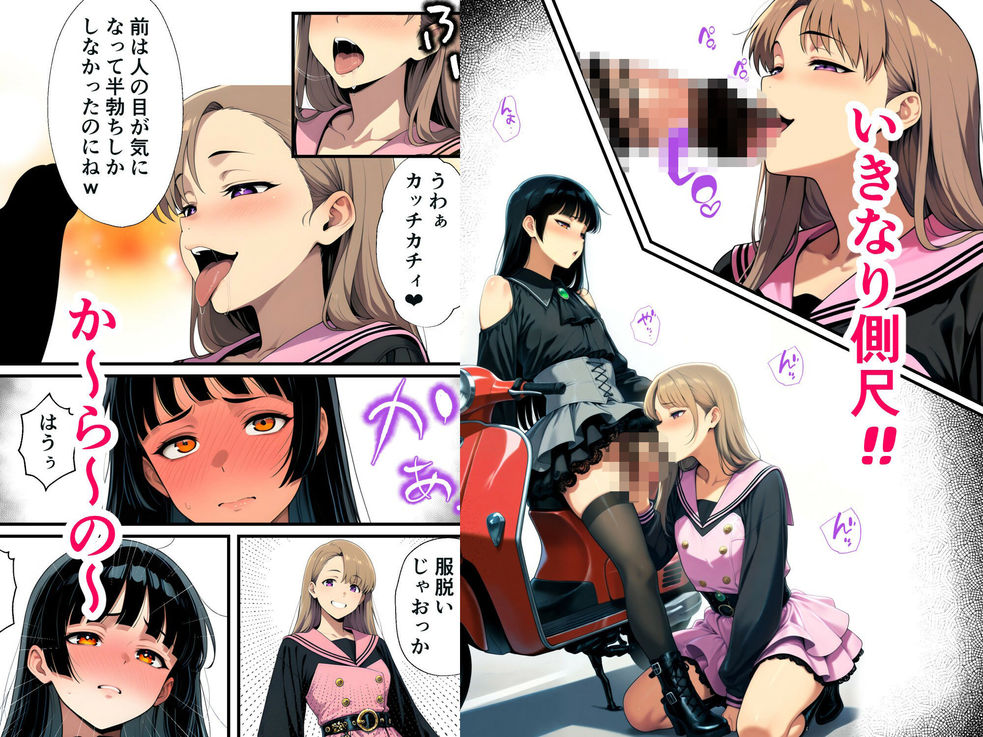 男の娘れず2〜都会de青姦編〜 サンプル画像3