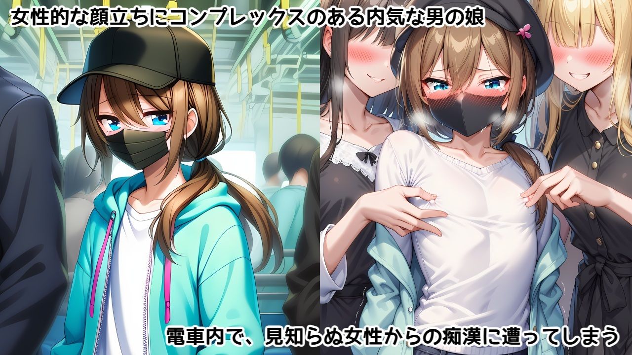 男の娘メス堕ち調教・乳首マゾ開花〜お姉さん達の執拗な乳首責めでマゾメス乳首奴●に快楽堕ちしちゃう男の娘の話 サンプル画像1