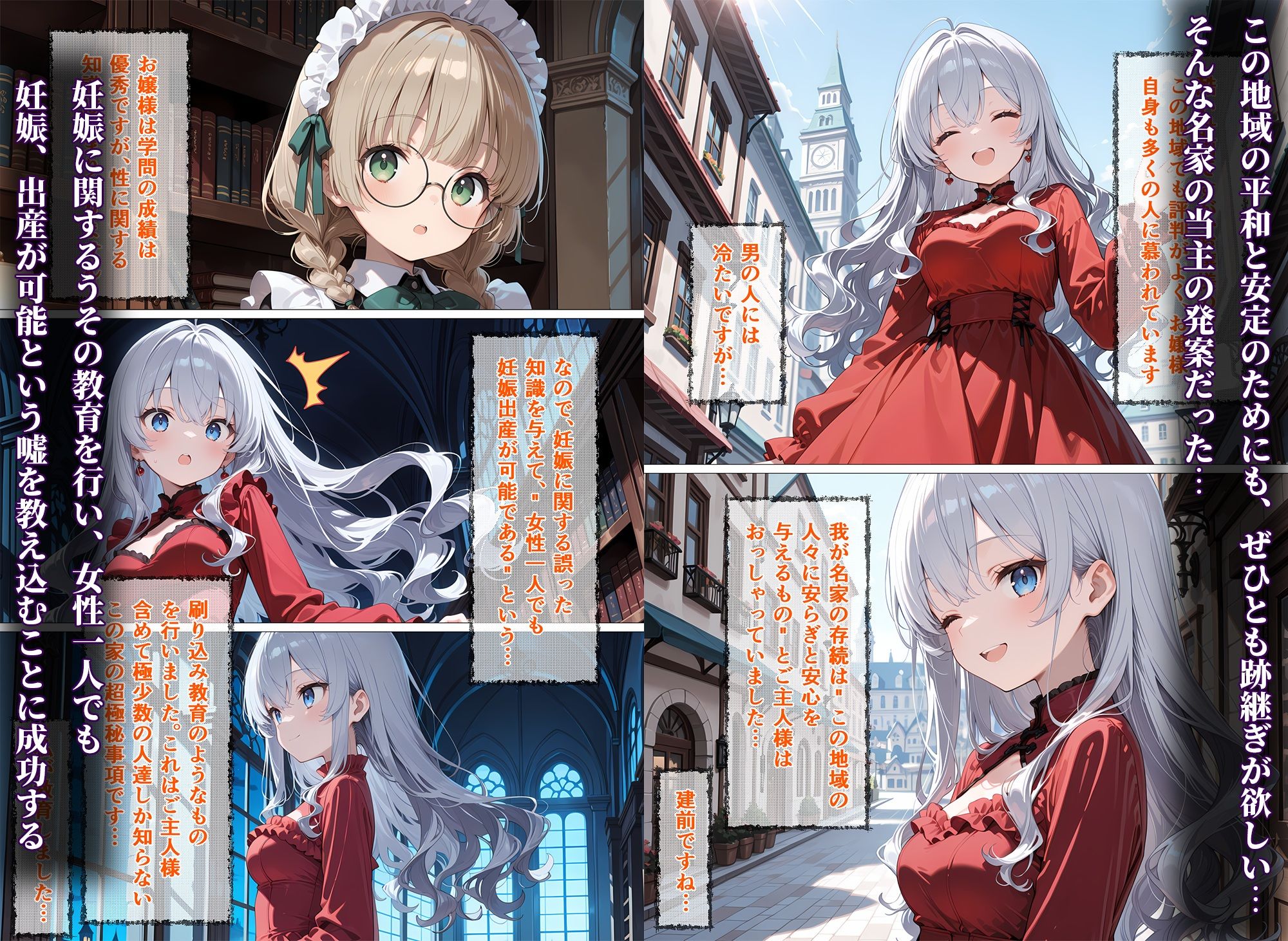 男嫌いの貴族令嬢が妊活した話 サンプル画像3