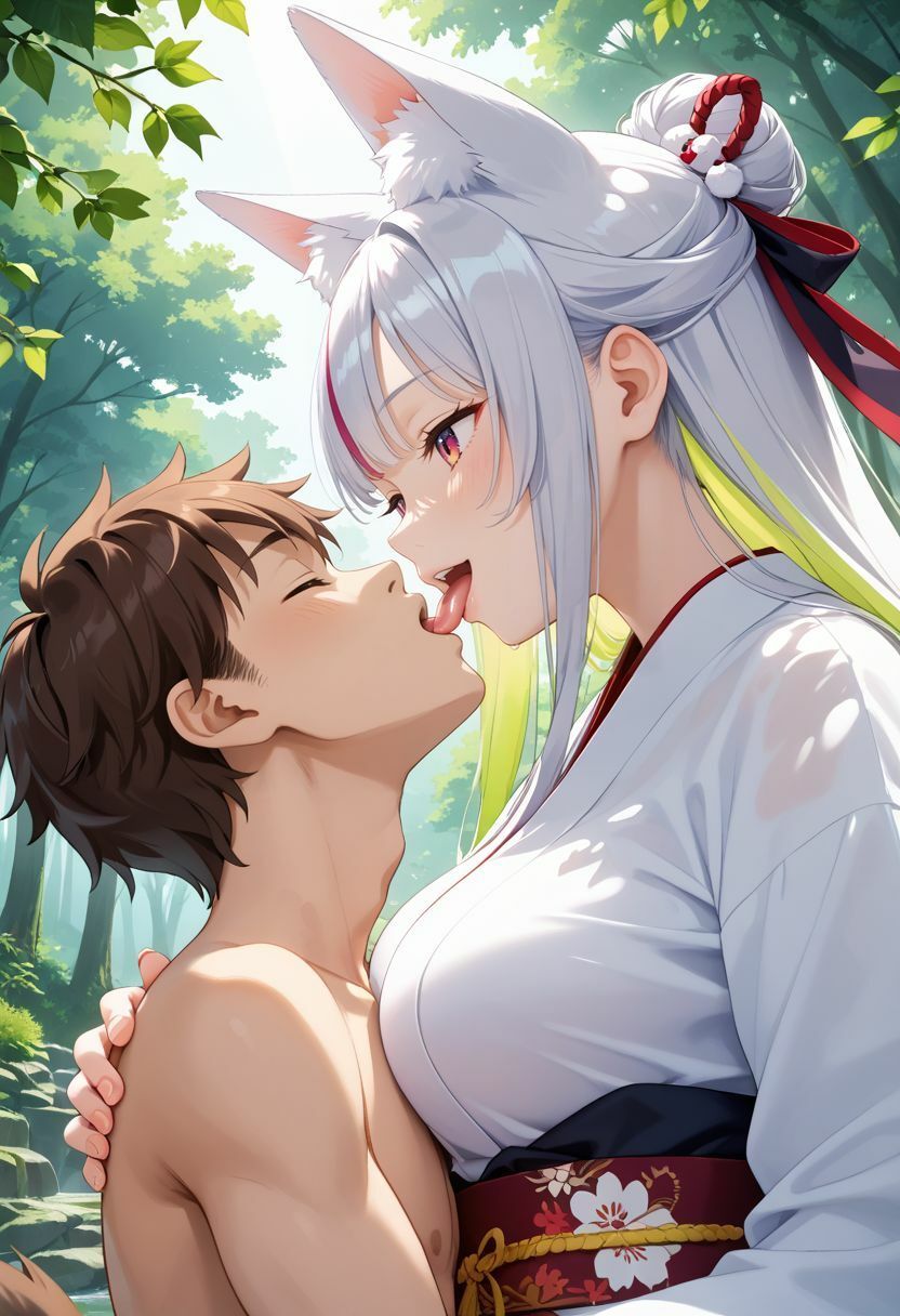 異世界M男は今日も土下座 ケモミミ巫女編 サンプル画像1