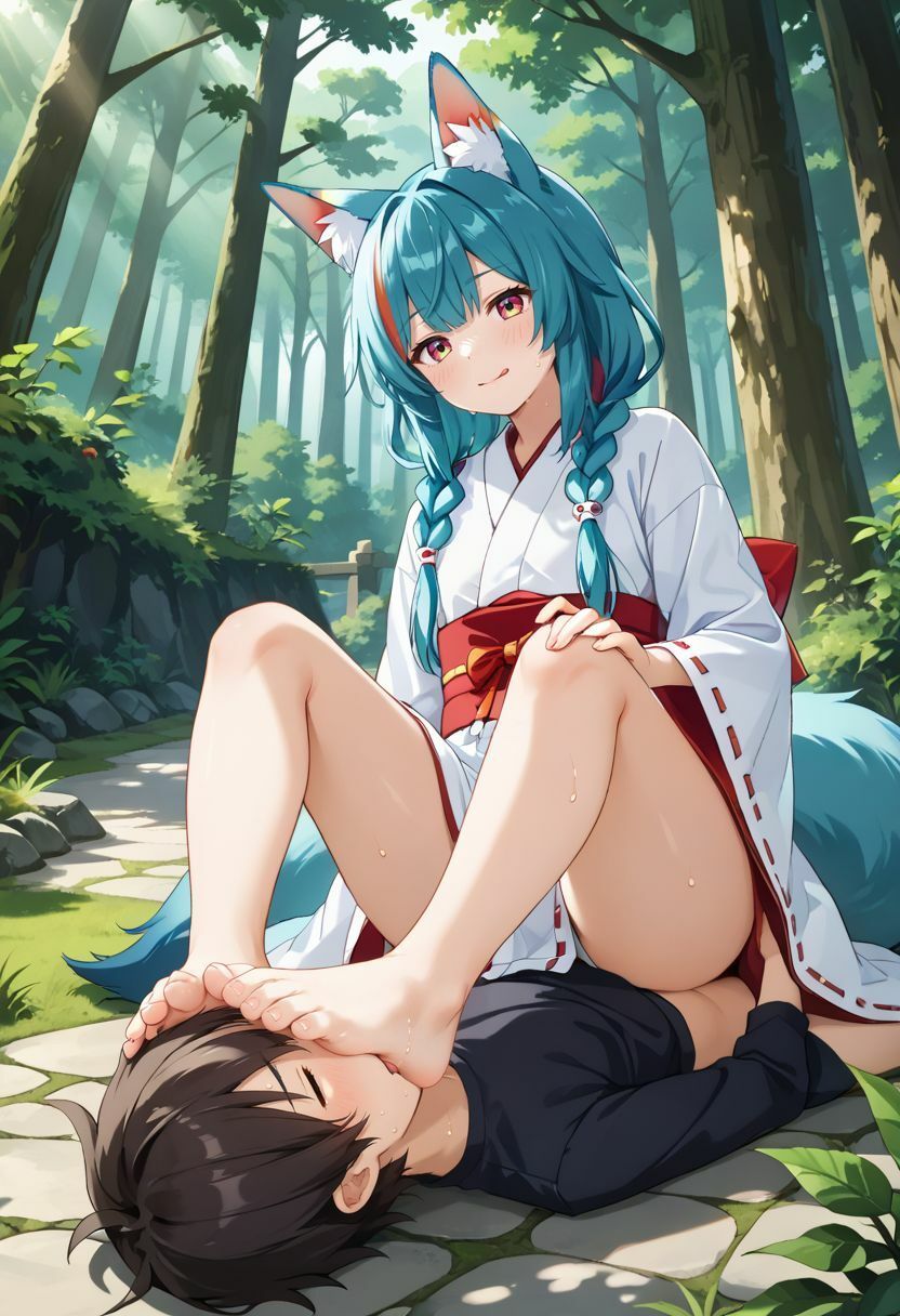 異世界M男は今日も土下座 ケモミミ巫女編 サンプル画像3