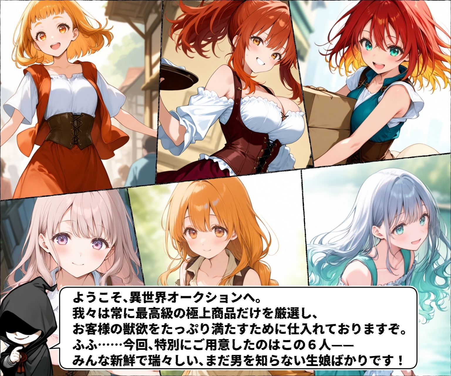 異世界オークション -突然商品にされた少女達- サンプル画像1