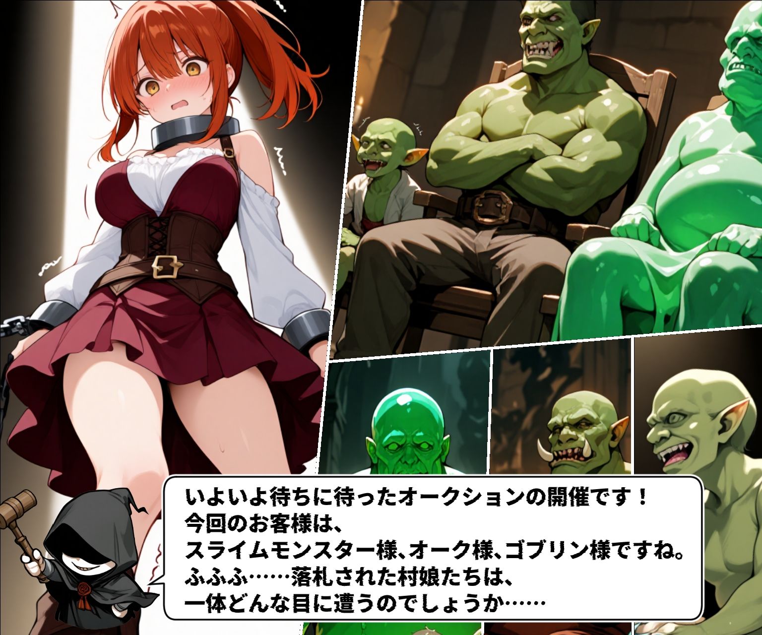 異世界オークション -突然商品にされた少女達- サンプル画像3