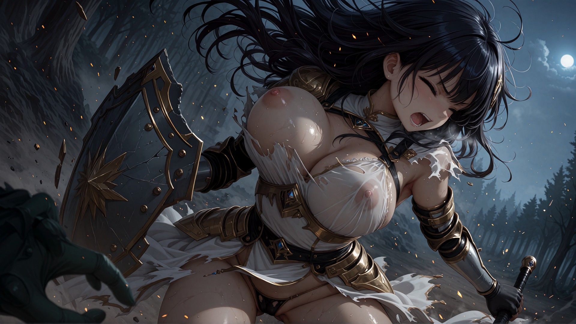 異世界敗北騎士さんとオークくん サンプル画像2