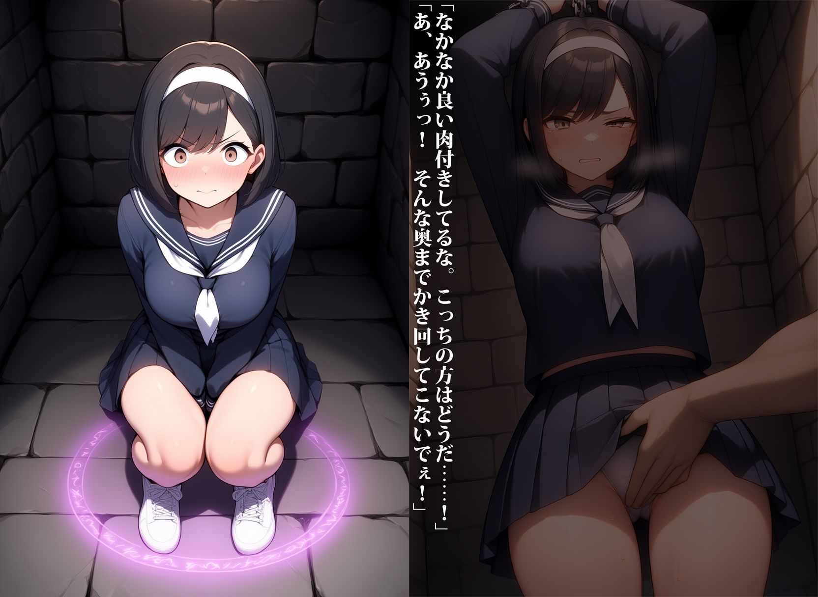 異世界転生した幼馴染、スカトロ悪堕ちバッドエンド サンプル画像1