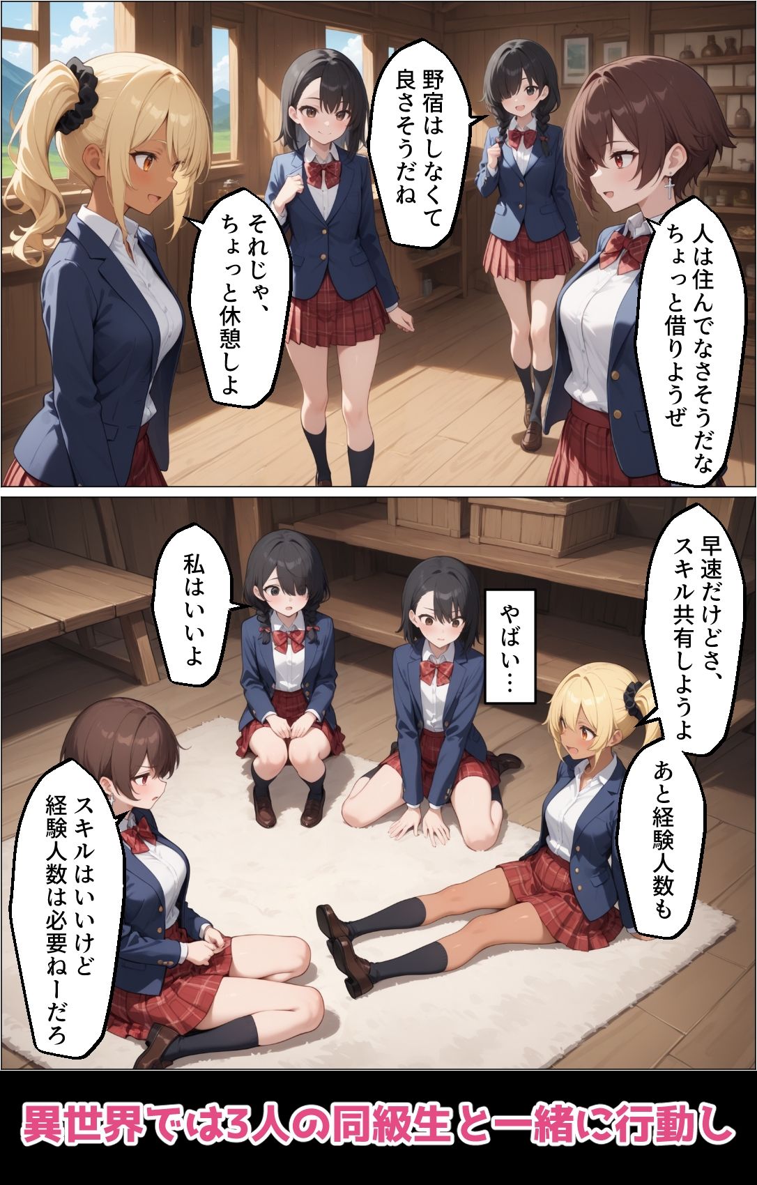 異世界転移でレズがペニスを手に入れてセックスで無双した件 サンプル画像5