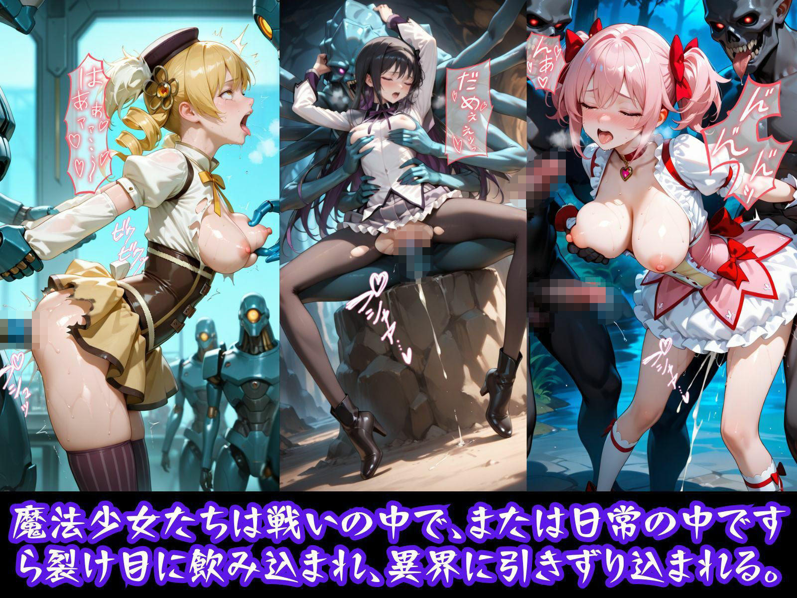 異種姦ヒロイン凌●  まどマギ編 サンプル画像6