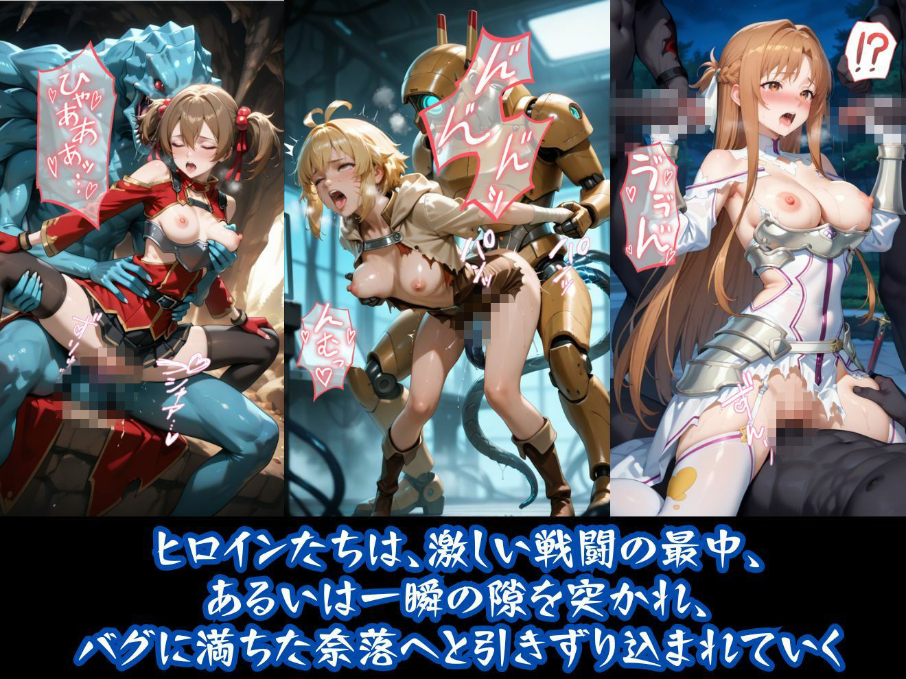 異種姦ヒロイン凌●〜SA●編 1〜 サンプル画像6
