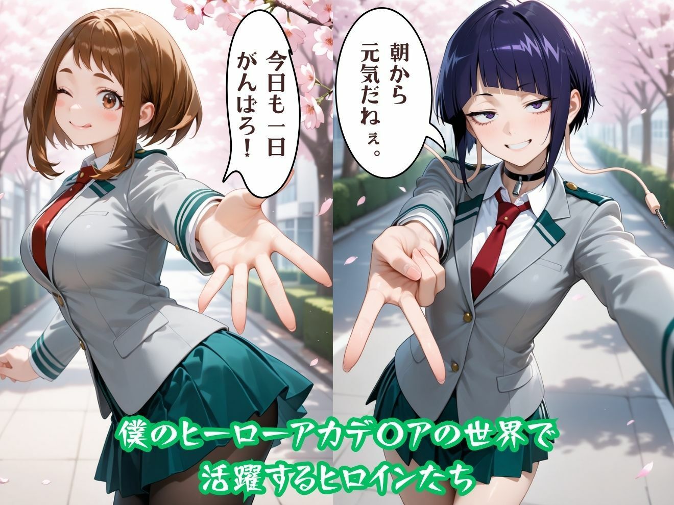 異種姦ヒロイン凌●〜ヒロアカ編〜 サンプル画像1