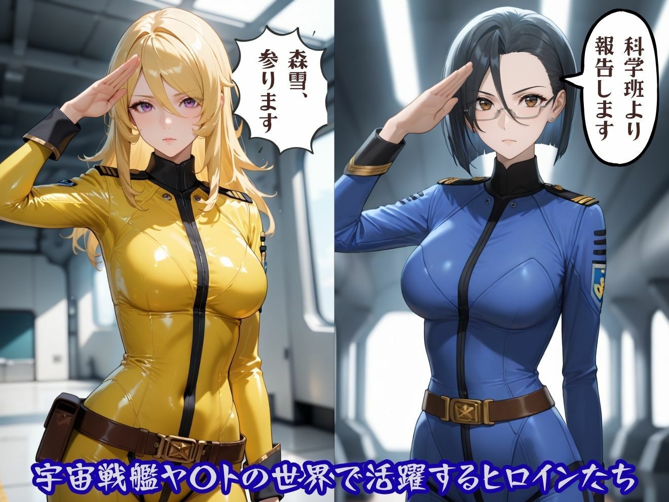 異種姦ヒロイン凌●〜宇宙戦艦ヤ〇ト編〜 サンプル画像1