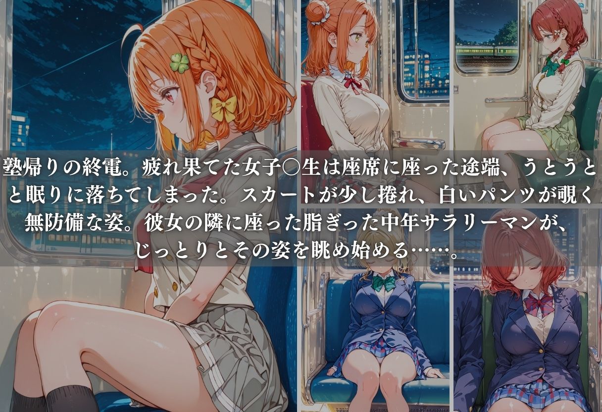 痴○列車ボテ腹END 〜キモおじリーマンに孕ませられる現役女子校生〜 Vol.5 サンプル画像2