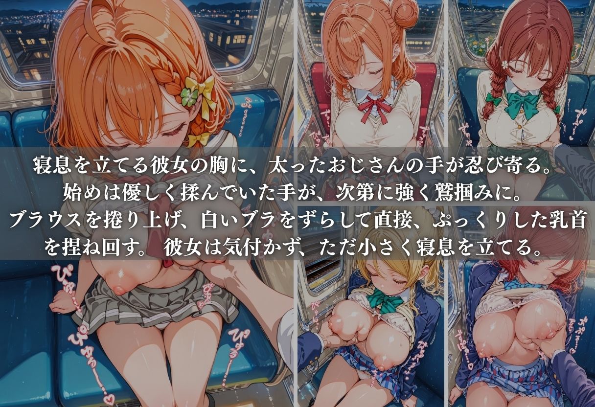痴○列車ボテ腹END 〜キモおじリーマンに孕ませられる現役女子校生〜 Vol.5 サンプル画像3