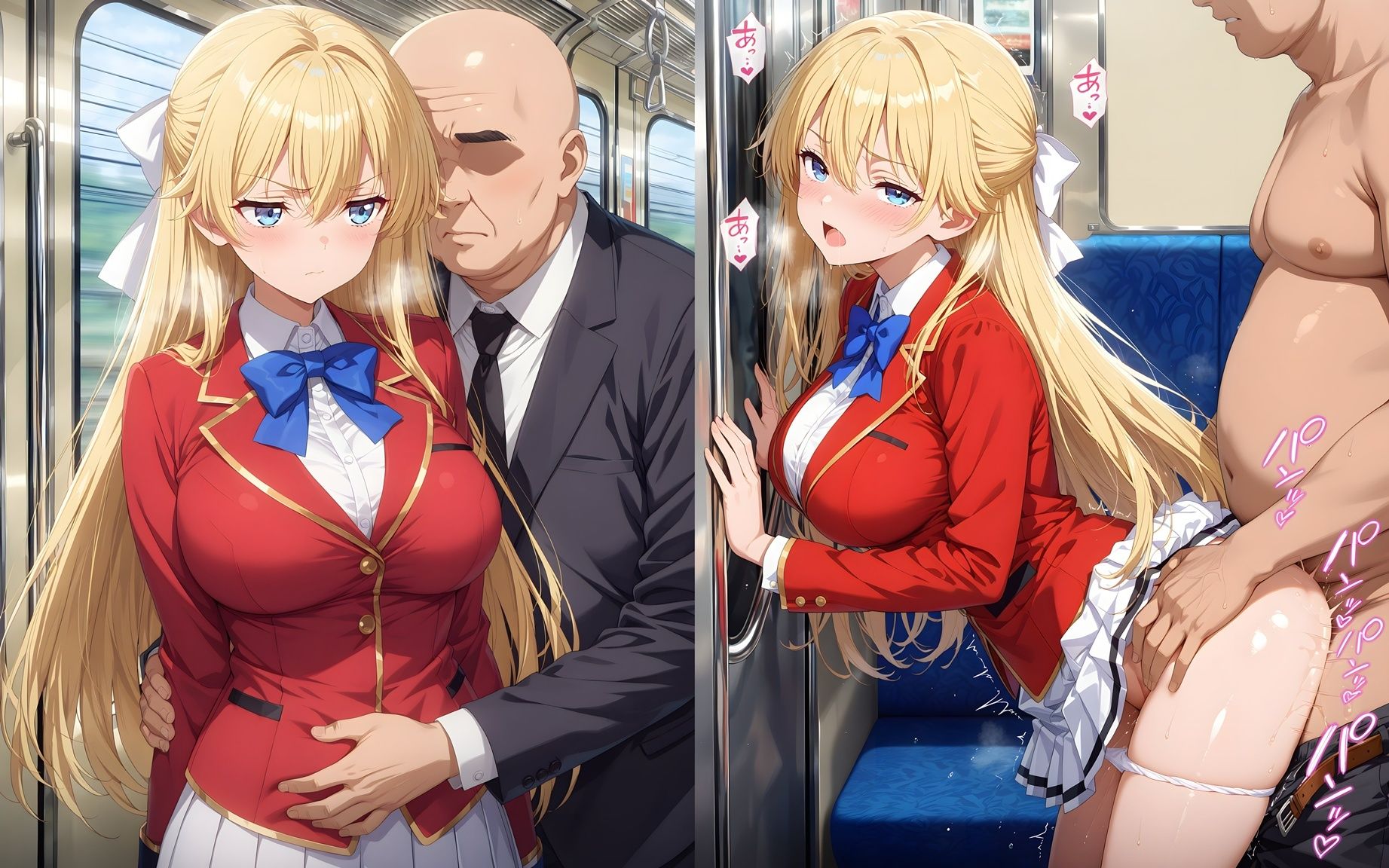 痴●おじさんに屈服する実力至上主義の女たち サンプル画像6