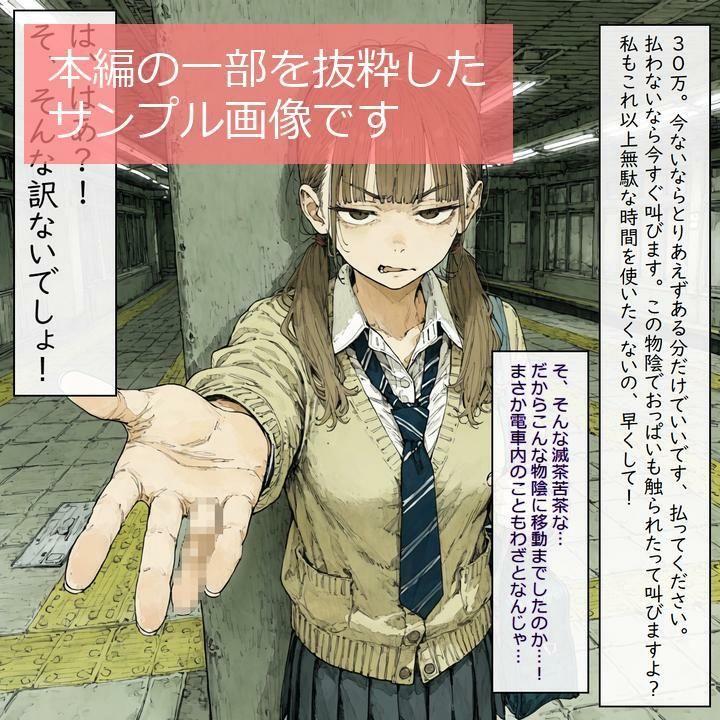 痴●冤罪を狙う舐めた女の弱みを握って大逆転わからせセックス！【ストーリー1万文字超え】 サンプル画像8