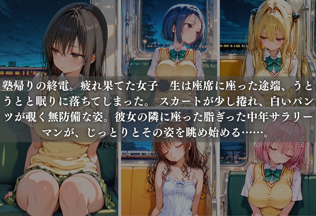 痴●列車ボテ腹END 〜キモおじリーマンに孕ませられる現役女子？？生〜 Vol.2 サンプル画像2