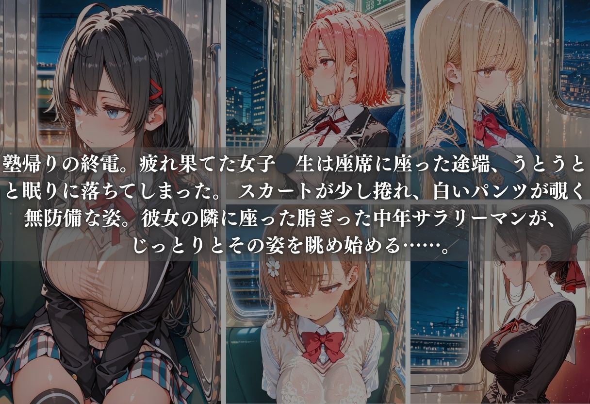 痴●列車ボテ腹END 〜キモおじリーマンに孕ませられる現役女子○生〜 Vol.3 サンプル画像2