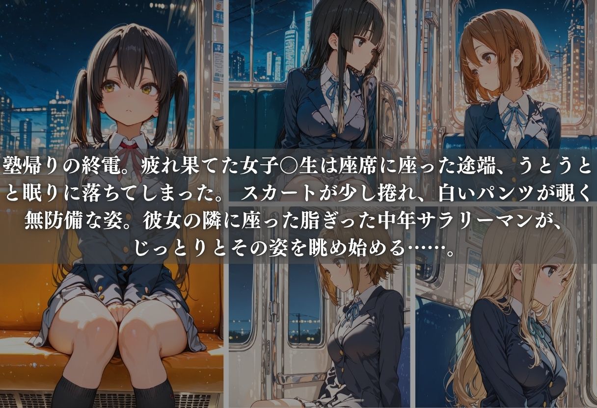 痴●列車ボテ腹END 〜キモおじリーマンに孕ませられる現役女子校生〜 Vol.4 サンプル画像2