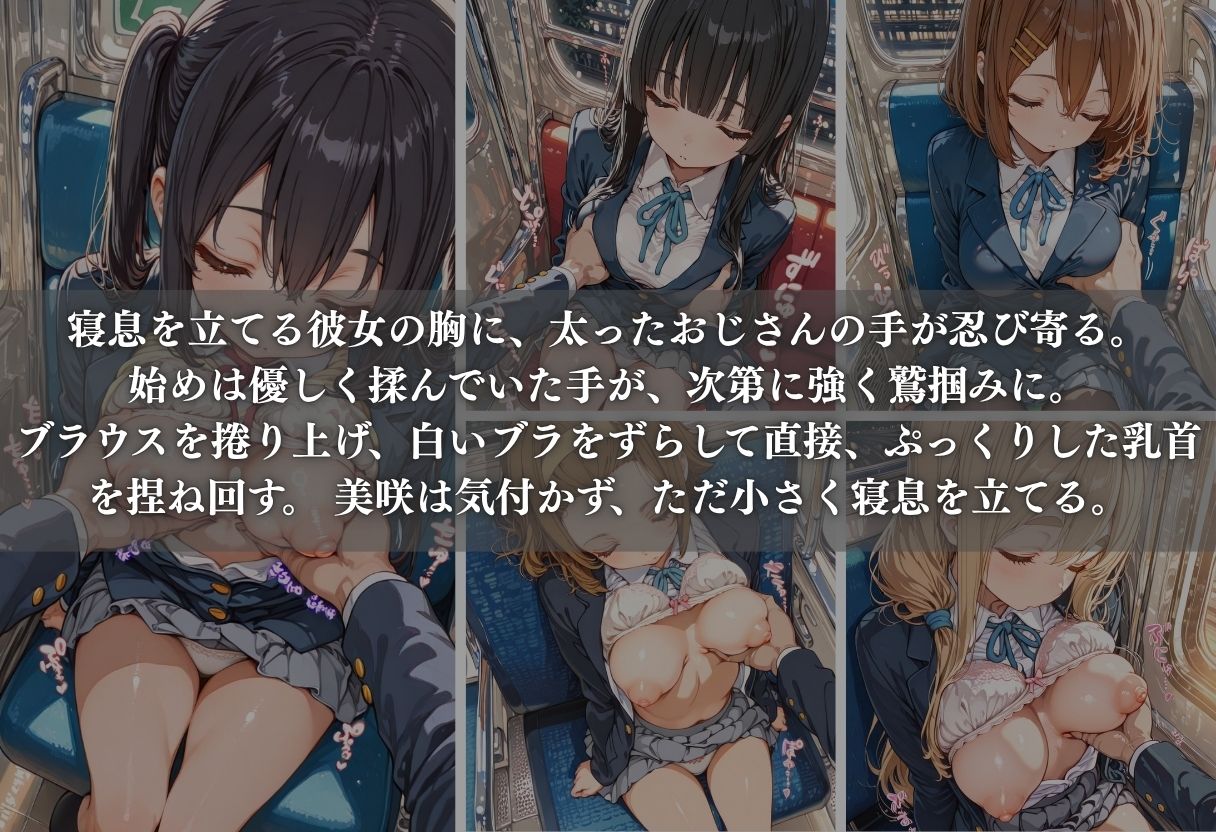 痴●列車ボテ腹END 〜キモおじリーマンに孕ませられる現役女子校生〜 Vol.4 サンプル画像3