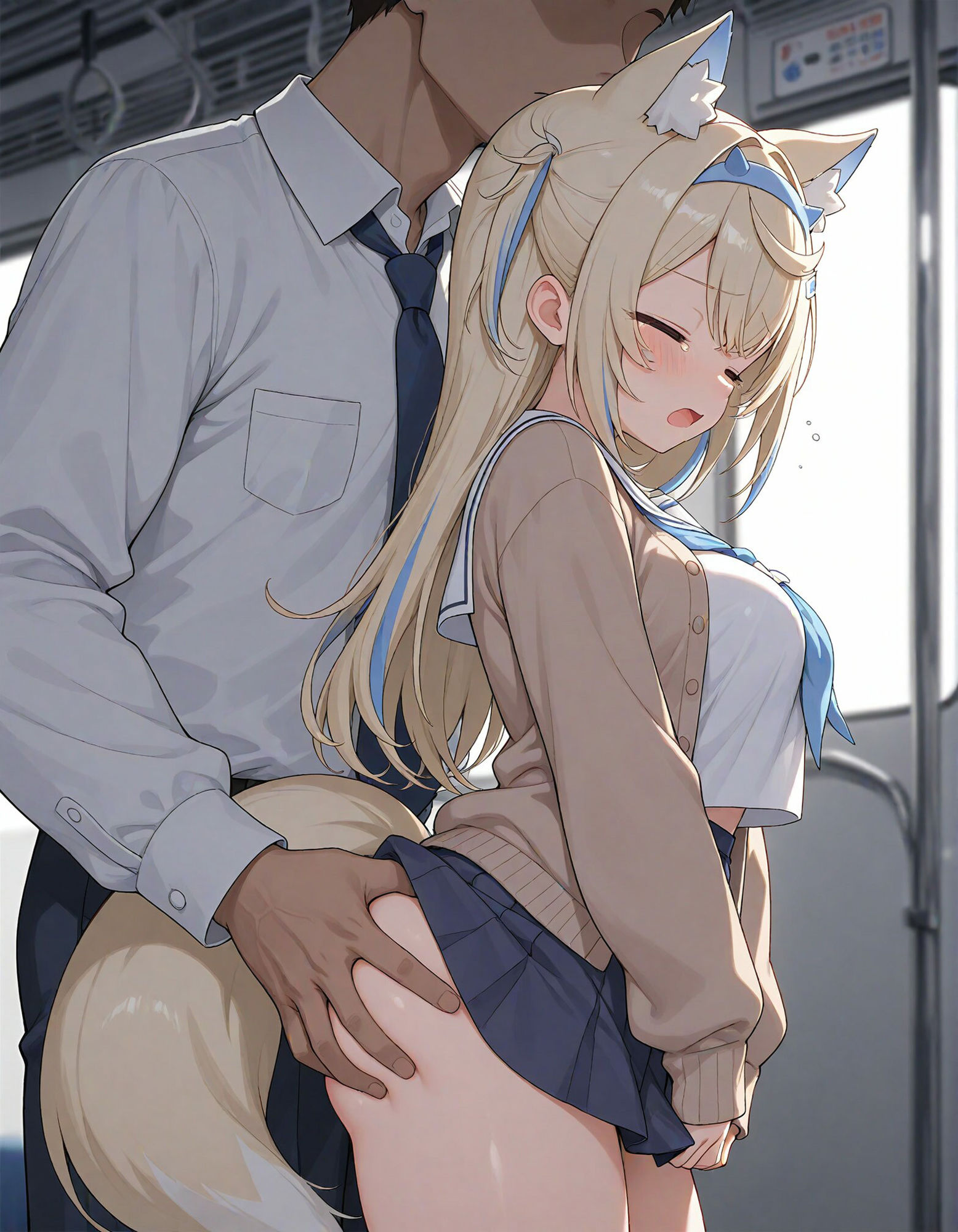 痴●電車 犯●れた少女 フ●ワ・アビスガ●ド編 サンプル画像5