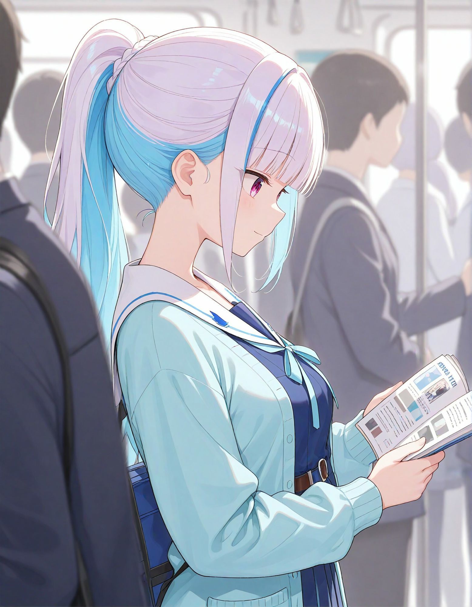 痴●電車 犯●れた少女 リゼ・ヘルエ●タ編 サンプル画像2