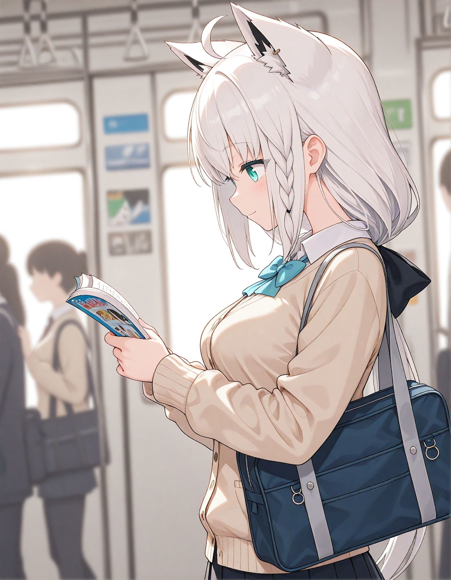 痴●電車 犯●れた少女 白上フ●キ編 サンプル画像2