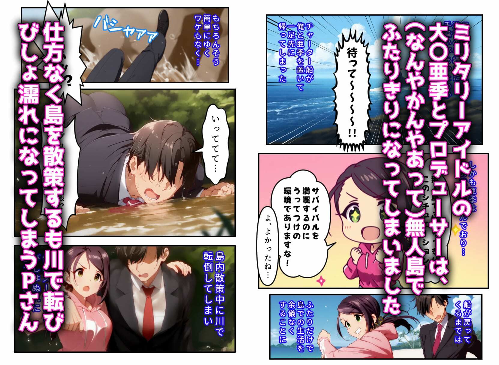 発情アイドルとペロリストP。肉欲サバイバル！全力でP殿を温めよ サンプル画像2