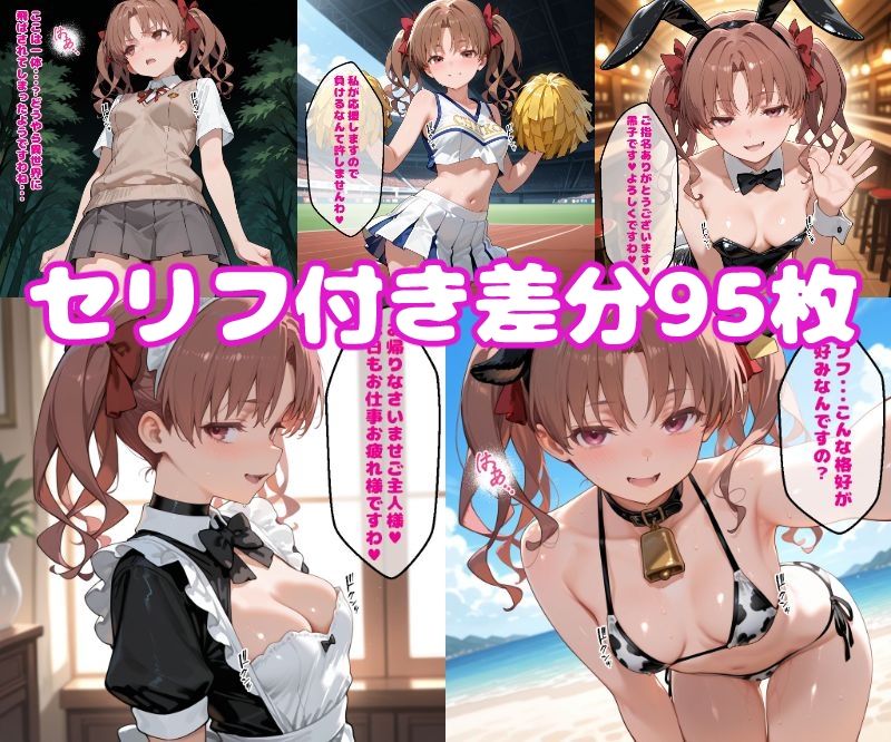 白井黒〇えっち【セリフ付き】 サンプル画像1