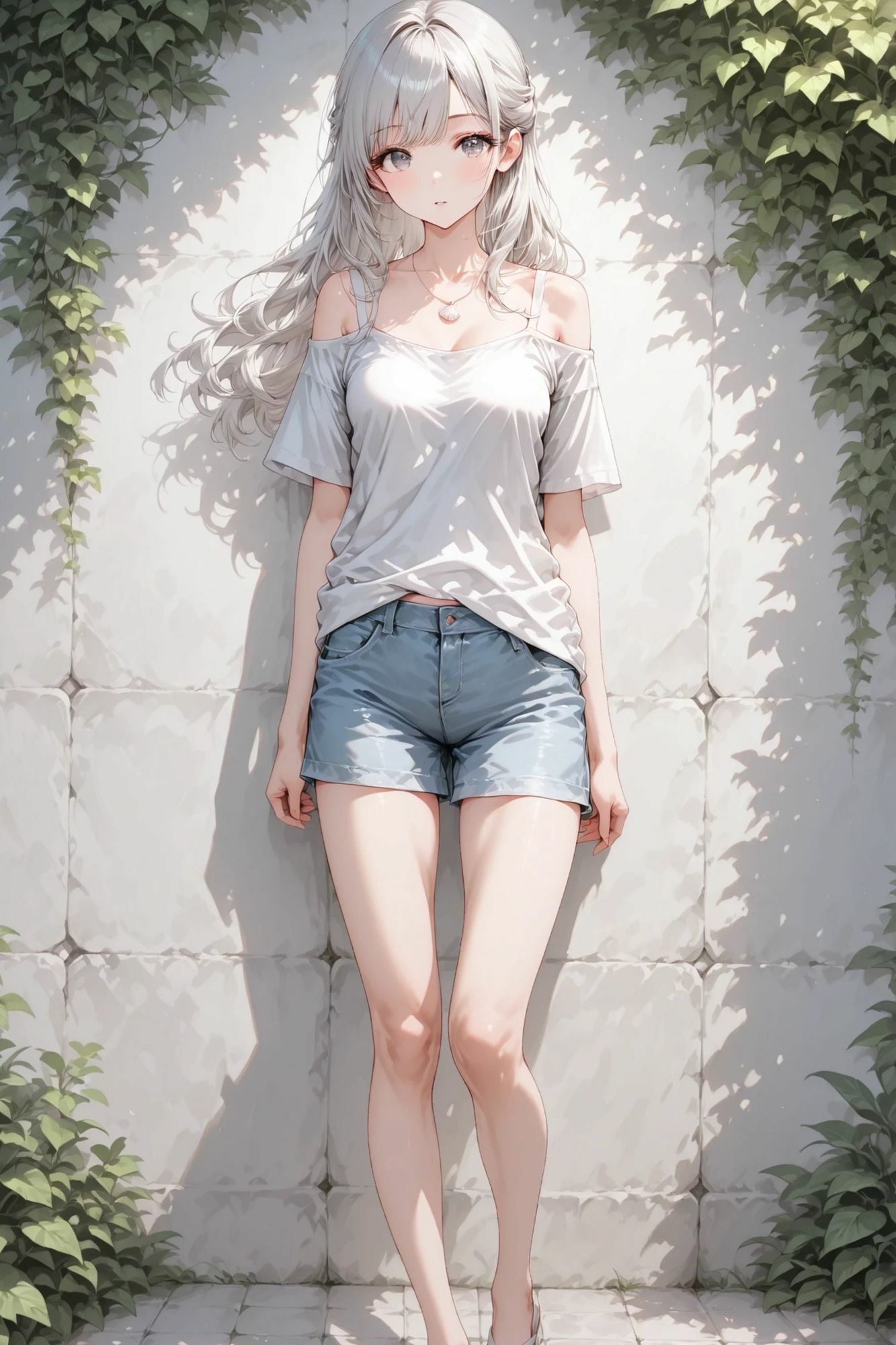 白雪 – 白い壁 – ヌードイラスト集 162枚 サンプル画像1