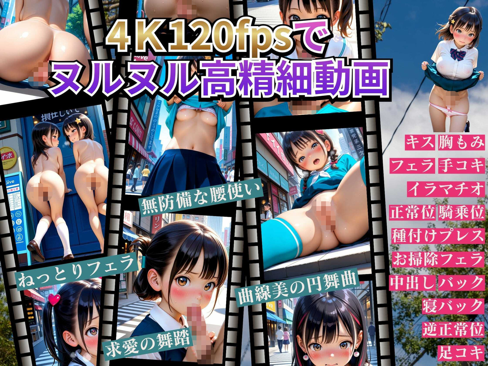盗撮コレクションW 〜学校の通学路編〜 サンプル画像2