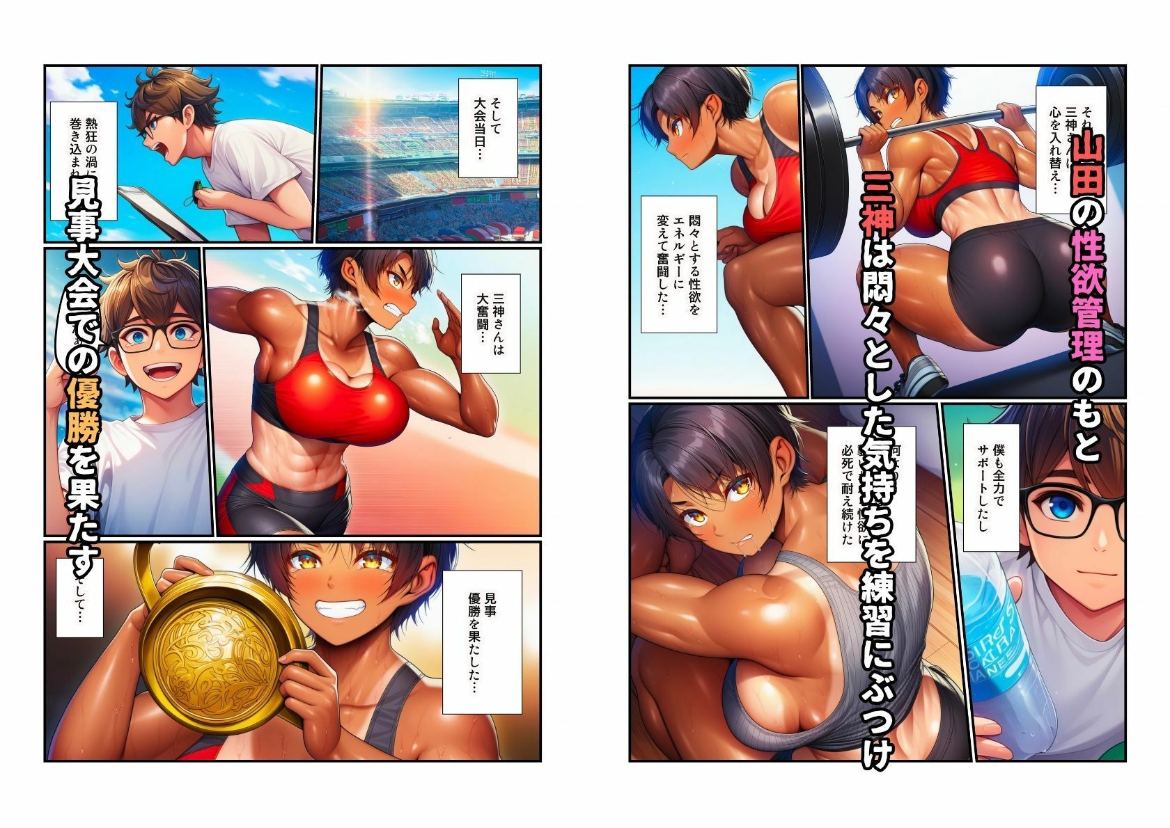 監督の肉便器だった陸上部女子の性欲管理をマネージャーの僕が引き継いだ話 サンプル画像8