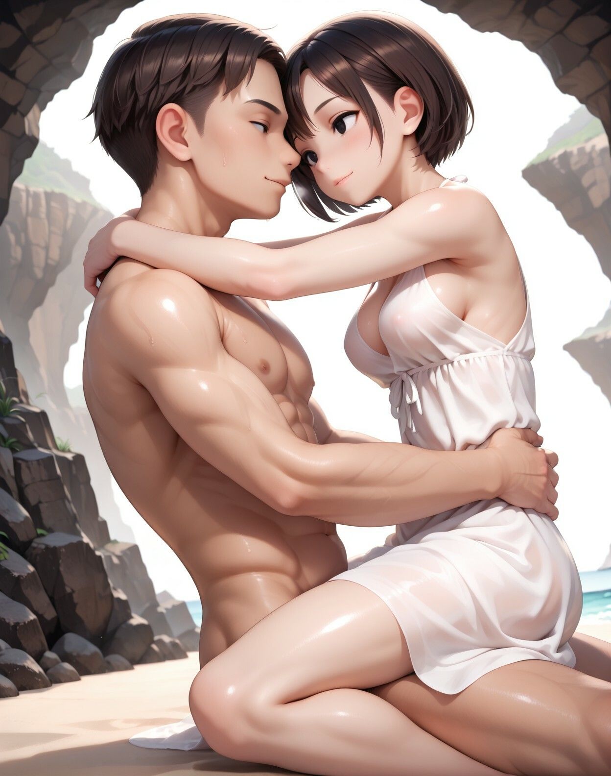 真夏の思い出。百人の男性に射精されたい サンプル画像7