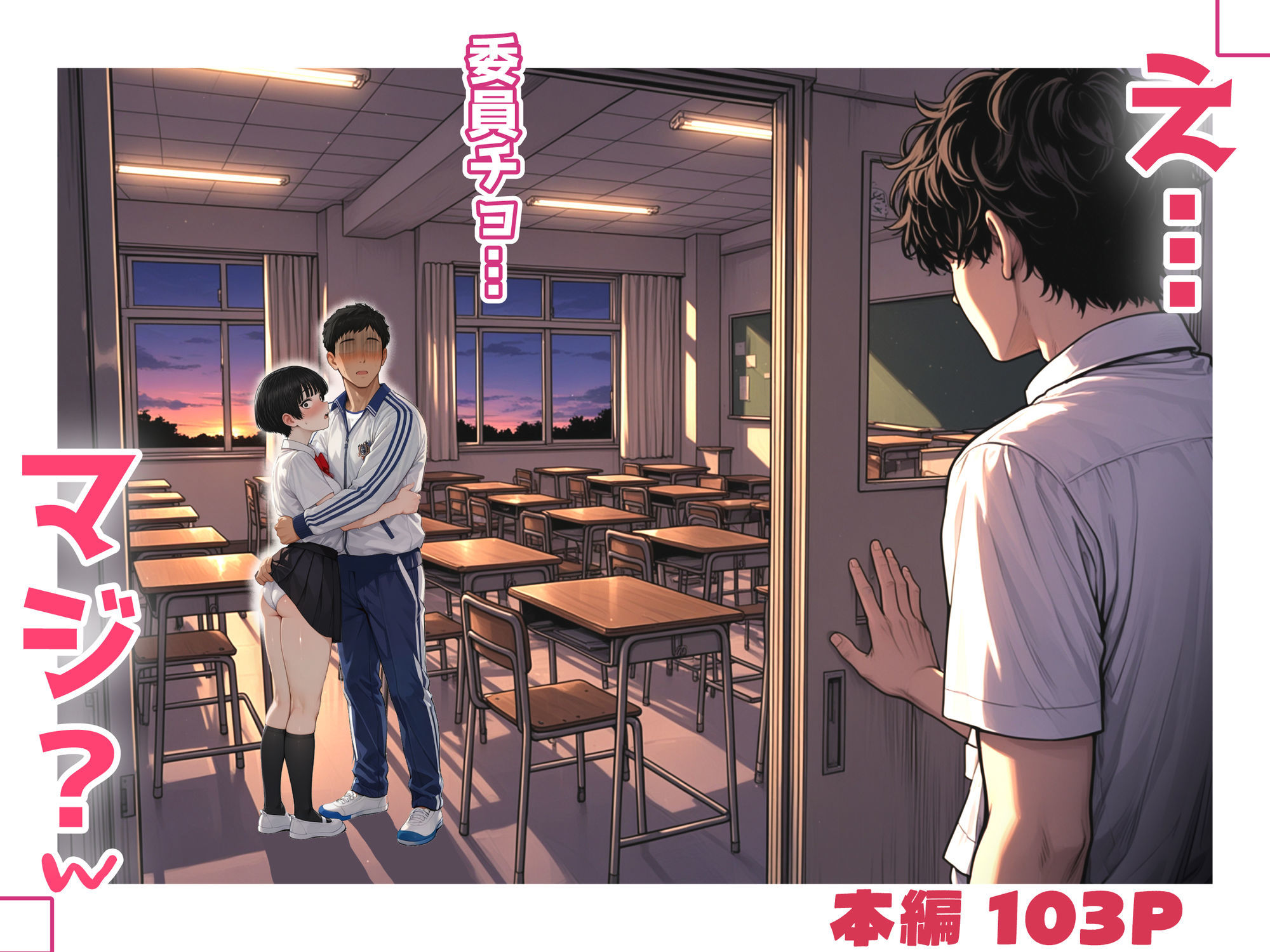 真面目でうるさい委員チョ〜の弱みを握ったヤリチンが1カ月限定恋人ごっこでHまでもっていく話 サンプル画像1
