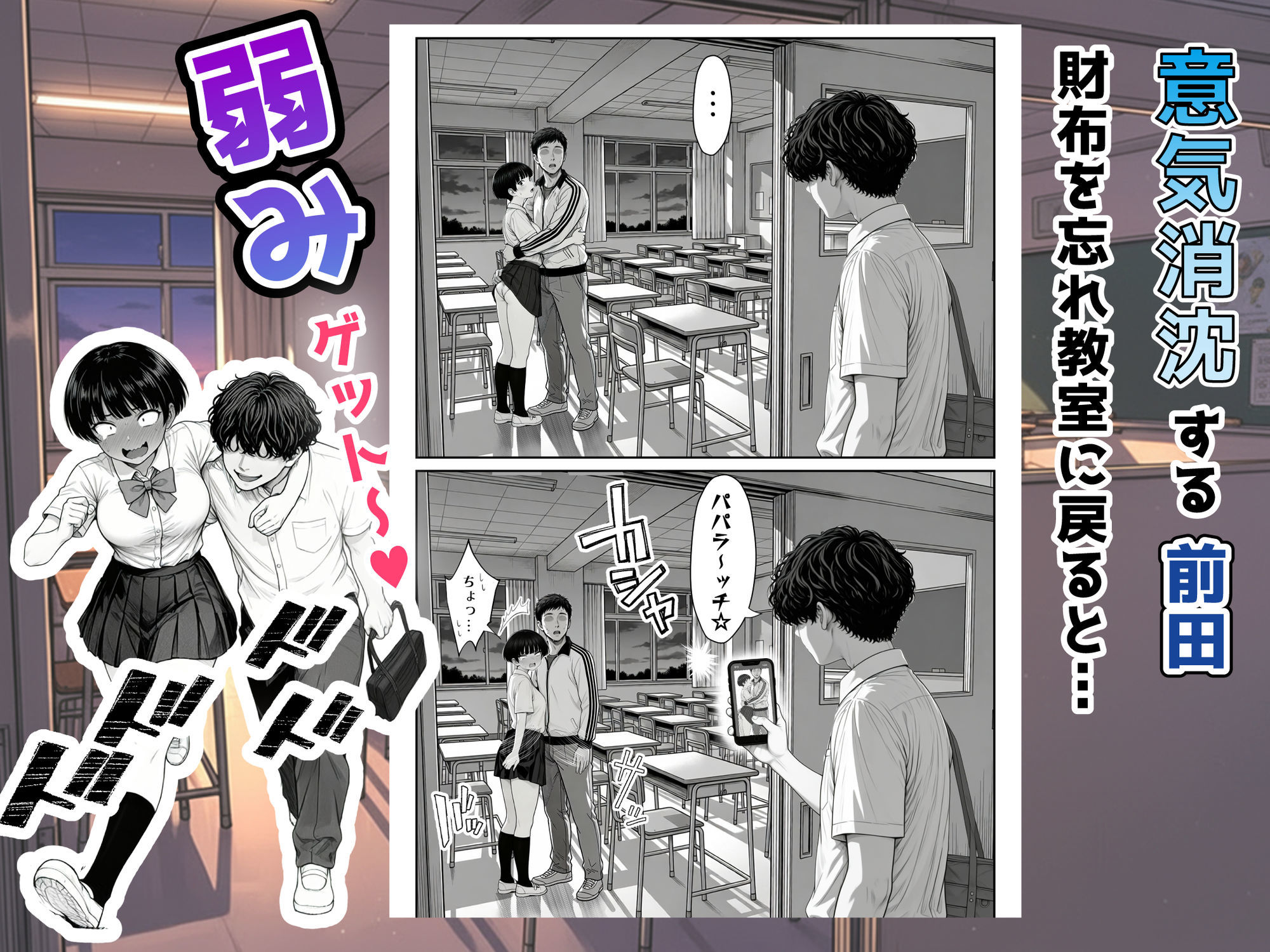 真面目でうるさい委員チョ〜の弱みを握ったヤリチンが1カ月限定恋人ごっこでHまでもっていく話 サンプル画像4