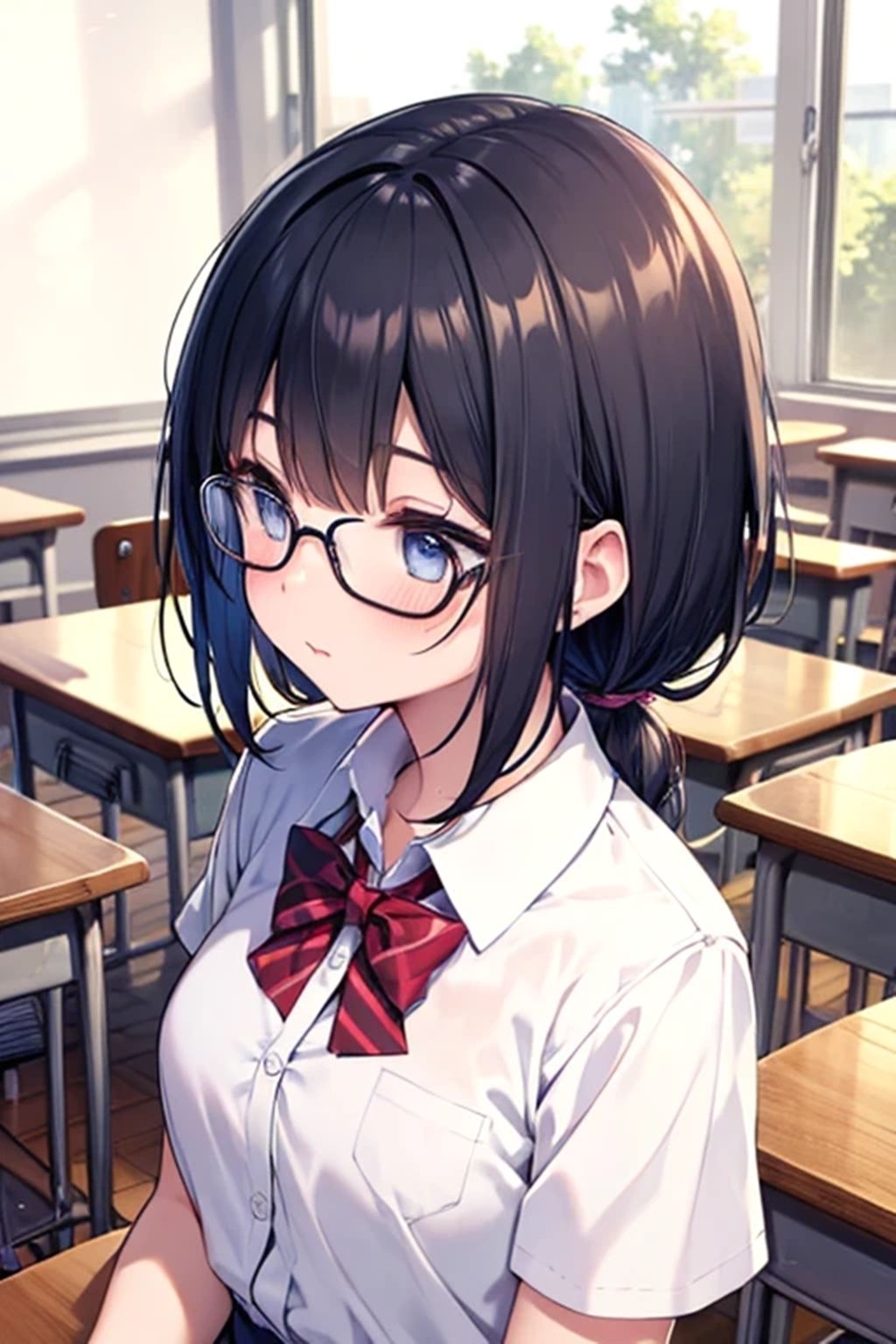 真面目な眼鏡っ子のハメはずし サンプル画像2